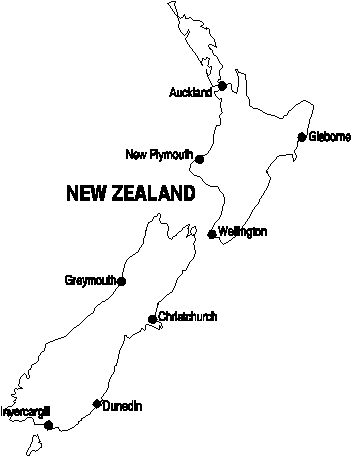 Map Of New Zealand Islands. map of new zealand find